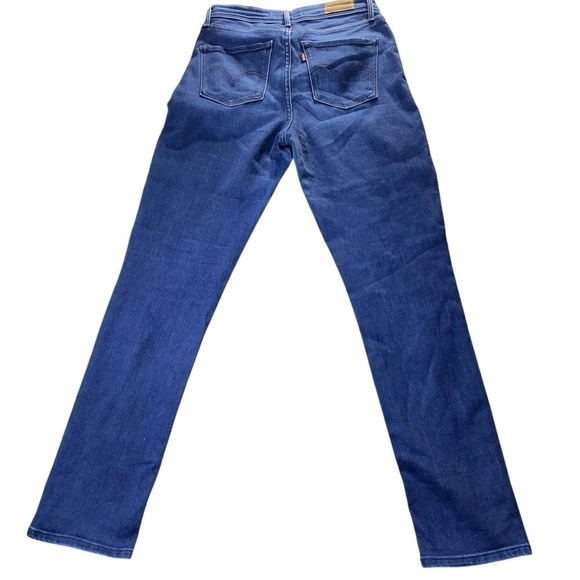 Levi's 512 Jeans Women's Sz 4 Blue Perfectly Slimming Skinny Leg Mid Rise Denim - Picture 2 of 16
